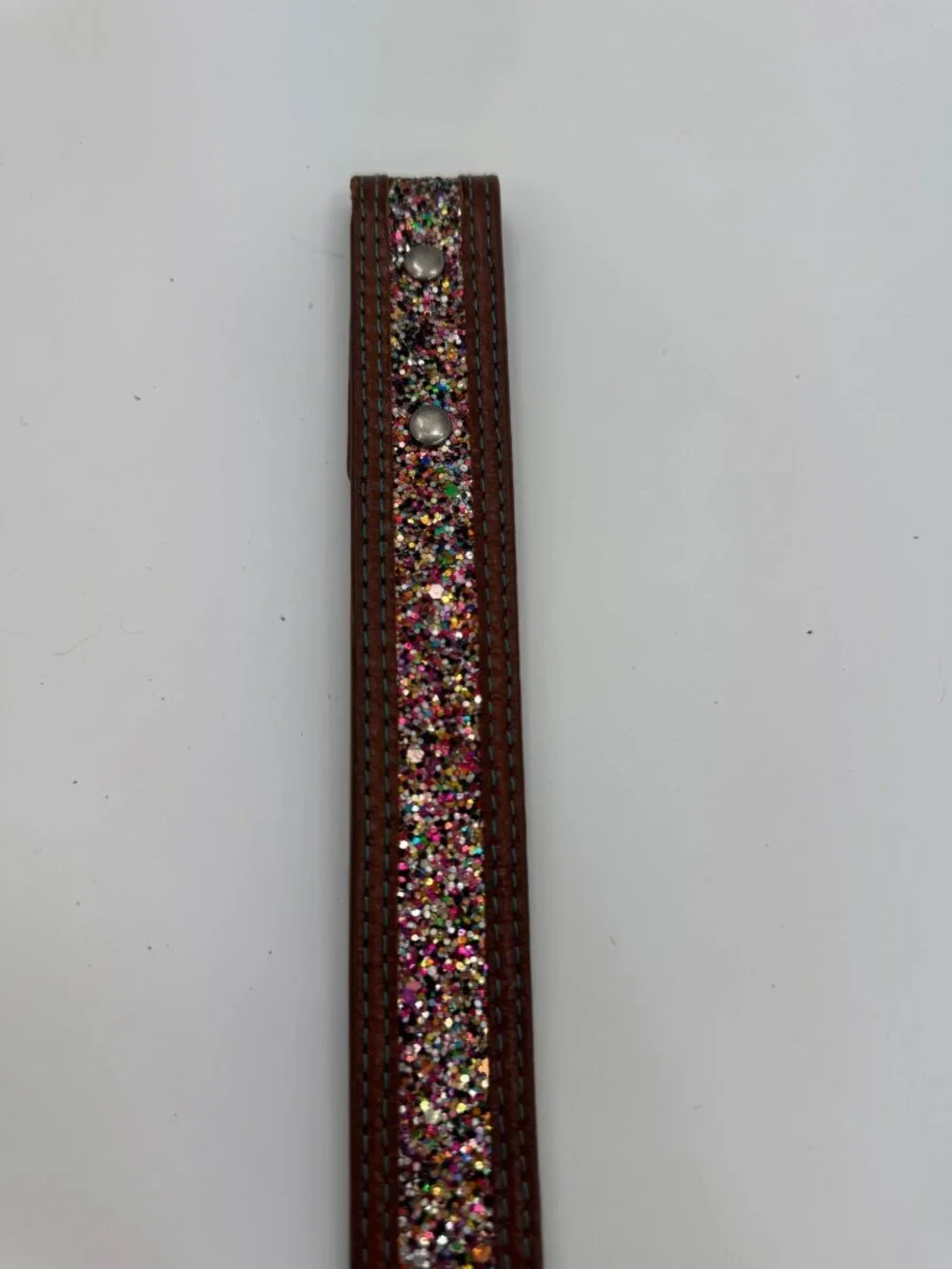 Shyanne Girls Glitter Leather Belt Set Size 20 & 24 Interchangeable Pegasus Buck